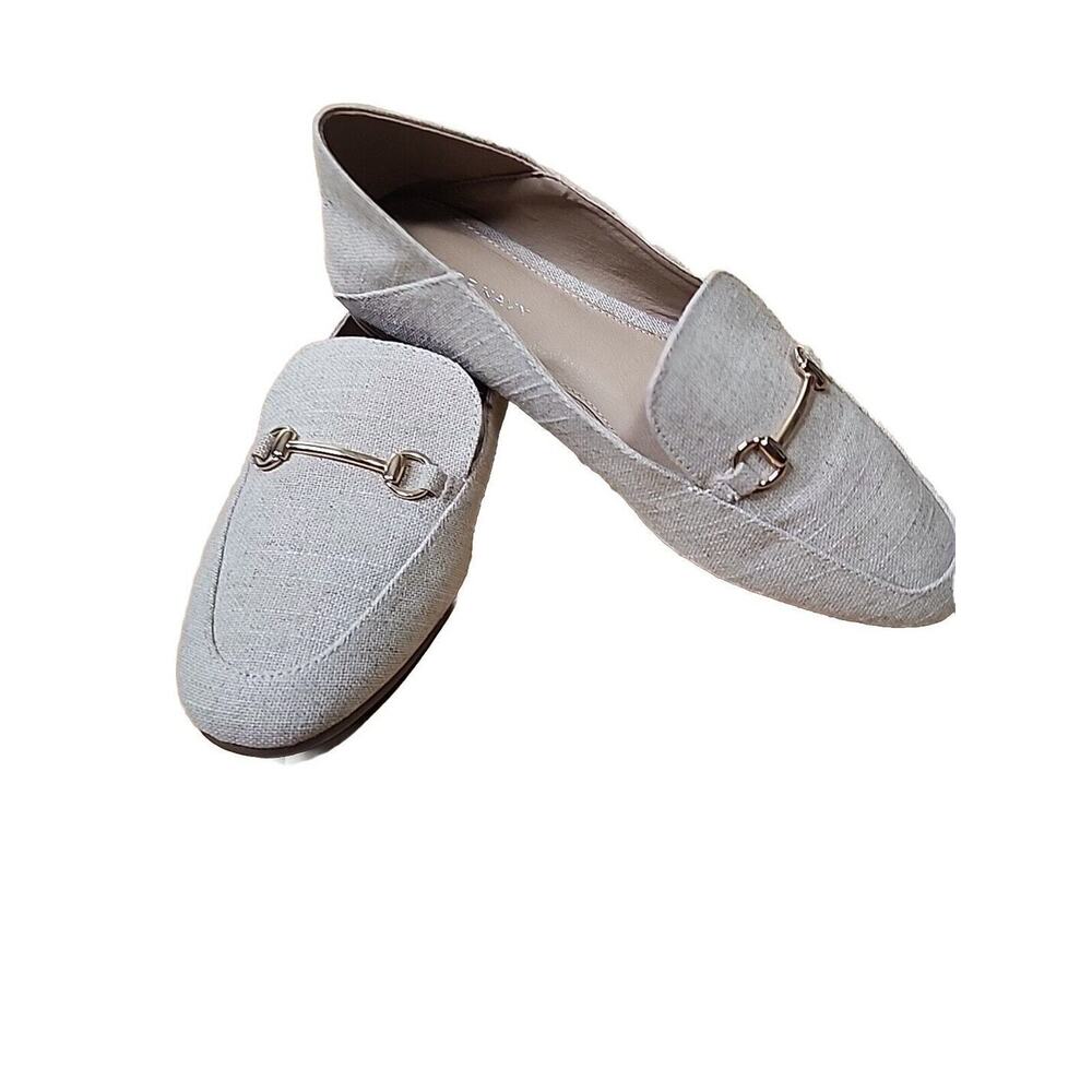 Pure Navy Renee Women's Sling On Canvas Loafer Size 9